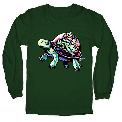 Turtle Succulent Terrarium Longsleeve Tee